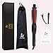 SwanMyst 1 Inch Ceramic Ionic Anti-scald Hot Curler Brush, 3 in 1 Instant Heat Styling Brush for All Hair Types, Dual Voltage