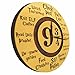 HT Platform 9 ¾Harry Potter Wall Clock By Handmade Wooden Timepiece For HP Fans &Enthusiasts –MagicalDecorative Piece For Your Home, Bedroom, Office –PerfectUnisex Gift For Kids, Teens &Adults