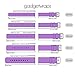 GadgetWraps Silicone Watch Band Strap with Quick Release Pins Compatible with Gizmo Watch, Samsung, Pebble Pastel Purple, 20mm Quick Release