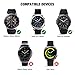 MASCARRY Bezel Ring for Galaxy Watch 46mm / Galaxy Gear S3 Frontier & Classic, Aluminium Bezel Loop Adhesive Cover Anti Scratch Protection for Galaxy Watch Accessory（Black & Red）
