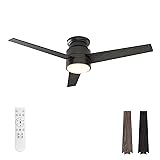 warmiplanet Flush Mount Ceiling Fan with Lights