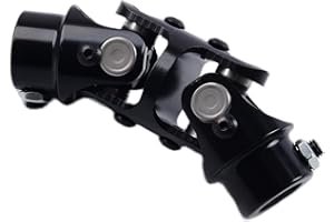 AUTOPTZXD Universal Steering Shaft U Joint Shaft 3/4" DD x 3/4" DD Double U Joint Working Angle 35° Degree Length 127mm(5.04 in)