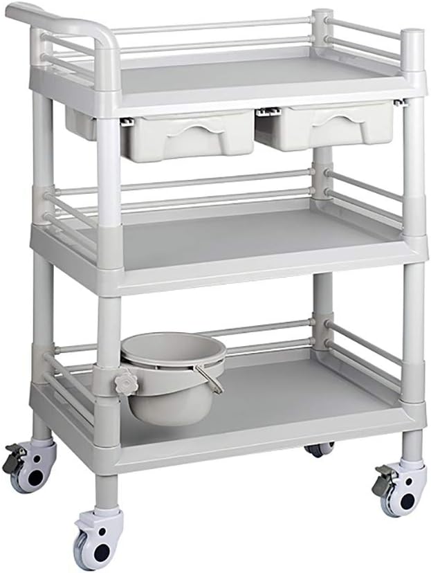 Carros de almacenamiento Carro de la carretilla de la belleza, estante