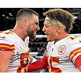 Ikonic Fotohaus Travis Kelce Patrick Mahomes Signed Photo Autograph Print Wall Art Home Decor