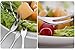 Stainless Steel Fruit Forks Tasting Appetizer Forks Cocktail Forks for Salad Cake Fruit-6 Piece (Silver)