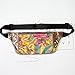 Dolores Holographic Flat Fanny Pack Waist Bags for Women Men Stylish Shiny Rave Festival Hip Fanny Pack Sport Bag Travel Wallet Gold