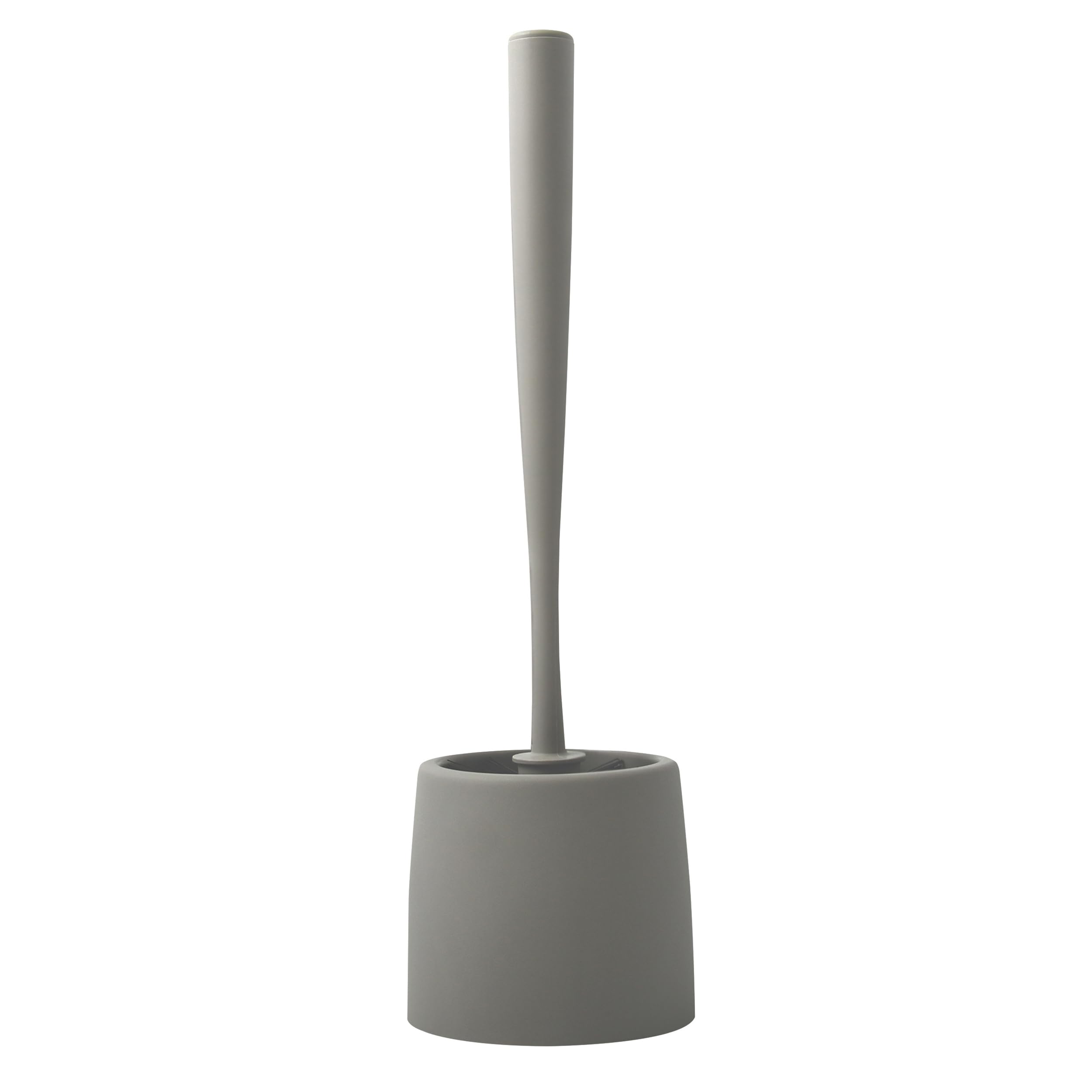Spirella Ricky Toilet Brush with Hygienic Container Matt Taupe