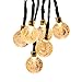 Y-ZONE Solar Crystal Ball String Lights 21ft 30 LED 8 Modes Warm White Christmas Fairy Globe Lighting Decor for Garden Tree Fence Landscape Wedding Outdoor Indoor Decoration