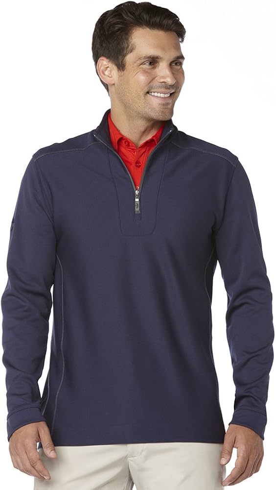 Callaway Men's Golf MidLayer Long Sleeve Pullover, Peacoat, XXLarge Clothing