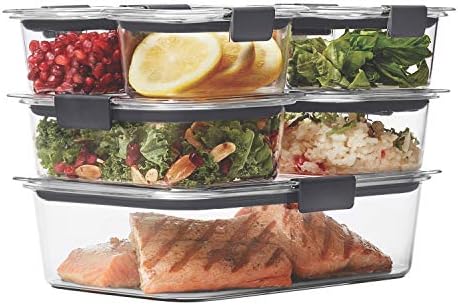 Rubbermaid Brilliance Leak-Proof Food Storage Containers