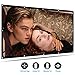 100 Inch 16:9 HD Projector Screen Support Double Sided Projection, LATIT Portable Widescreen Foldable Anti-Crease Projector Movies Screen for Indoor Outdoor Home Theater