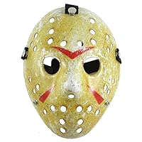 Lovful Costume Mask Cosplay Halloween Prop Party Mask for Adult,Yellow Style,One Size