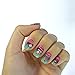 Christmas Nail Sticker for Kids Women Girls, Water Transfer Nail Art Stickers Decals, Non-Toxic Temporary Nail Vinyls Stickers, 7 Sheets Christmas Gift, Perfect Dress up for Nails