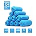 Shoe Covers Disposable-100 Pack (50Pairs) Extra Thick Shoe | Boot Covers Water Proof Slip Resistant Shoe Booties ( Large Size - Up To US Men's 11 | US Women's 12.5)