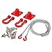Jili Online RC Climbing Truck 1/10 Scale Accessories Tow Hooks Trailer Chain for RC Axial SCX10 RC4wd D90