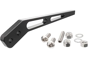 GENERIC Billet 10-Inch Bent Shifter Handle Lever for Tremec T5 T45 T56 Hurst Mustang – Anodized Black Aluminum, Custom CNC Machined