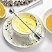 2 Pieces Honey Dipper Sticks Stainless Steel, Straight and Curved Honey Spoon Wand Stirrer for Honey Pot Jar Containers-6.3 Inch