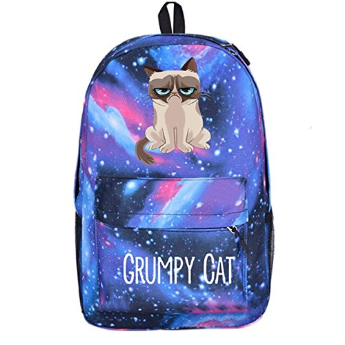 YOYOSHome Anime Grumpy Cat Cosplay Bookbag College Bag Daypack Backpack School Bag (5)