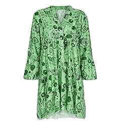 YongANs Tunic Tops Dress for Women 3/4 Sleeve Plus