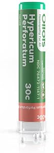OLLOIS Hypericum Perforatum 30c, Organic, Lactose-Free Homeopathic Medicine, 80 Pellets (Pack of 1) | Organic, Lactose-Free, 