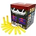 EKIND 200 Pcs Waffles Darts Refill Pack Foam Bullet Compatible for NERF N-Strike Series Blaster (Yellow)