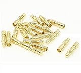Generic 4.0mm 4mm RC Model Battery Male Banana Gold Plated Bullet Connector Plug For RC Lipo Battery, ESC 20 PCS