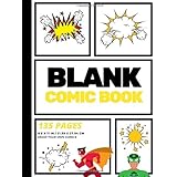 Blank Comic Book: Create Your Own Comic Strip, Blank Comic Panels, 135 Pages, Yellow (Large, 8.5 x 11 in.) (Action Comics) (Volume 3)