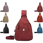 ANYSENT 3 in 1 Travel Tote Bag,Waterproof 2-Way Commuter Bag, Large Capacity Multi-Pocket Convertible Backpack & Crossbody Bag (Red)
