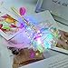 KIRIFLY Artificial Rose Gifts Fake Flowers Roses Presents for Women LED Light Plastic Cellophane Flower Birthday Anniversary Engagement Colorful Gifts