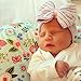Upeilxd Newborn Hospital Hat Infant Baby Hat Caps with Bow/Hairball Soft Cute Nursery Beanie Hat (5pack Bow / 0-6 Month)