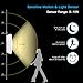Sunvito Motion Sensor Light, Cordless Battery-Powered LED Night Light with 3M 100°Sensitivity, Safe Lights and Great for Washroon, Corridor, Bedroom, Kitchen, Christmas,Closet, Stairs, Etc (1 pack)
