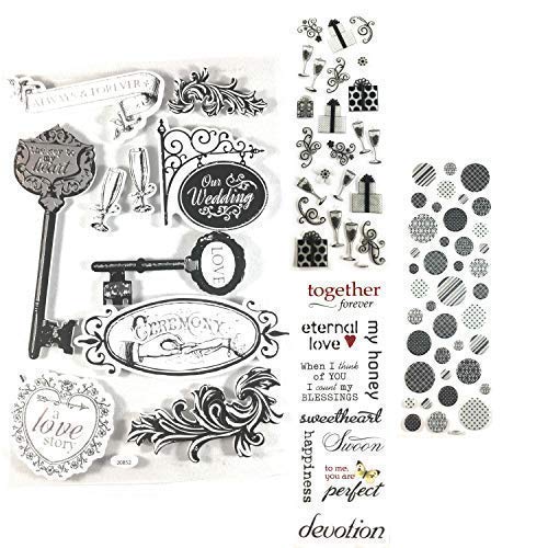 1 Piece+Wedding+Anniversary+Scrapbook+Sticker