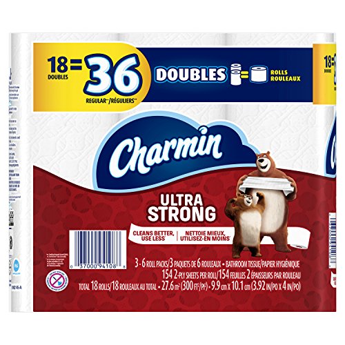 Charmin Ultra Strong Toilet Paper 18 Double Rolls