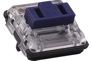 GENERIC Kailh PG1350 Choc V1 Mechanical Keyboard Switch,Low Profile switches,Chocolate Silent Mechanical Clicky/Linear/Tactile Switches,RGB SMD LED 5-Pin Kailh Switches(Navy-70Pcs