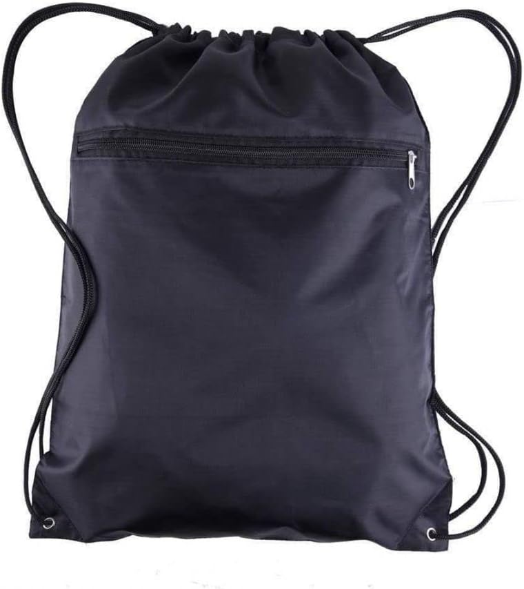 Amazon.com | Zippered Drawstring Bag Cinch Sack Promotional
