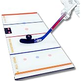 Potent Mini Dangler Smart Hockey Trainer &ndash; Interactive Stickhandling Training Aid for Beginners - Sensor Puck Technology, Dynamic Drill Modes, Wireless Setup &amp; Upgraded Synthetic Ice Pads
