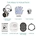 Respirator Mask Zelbuck 8100 Respirator with Safety Glasses Professional Reusable Half Face Paint Mask Against Dust, Gas, Organic Vapors, Pollen and Chemicals - Perfect for Painters and DIY Projects