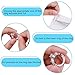 Invisible Ring Size Adjuster for Loose Rings,Jewelry Guard, Tightener,Spacer, Sizer, Fitter for Wide Rings,Multi-Size Ring Resizer,Set of 54+3 PCS