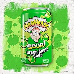 Sour Fruity Soda with Classic Warheads Flavors
