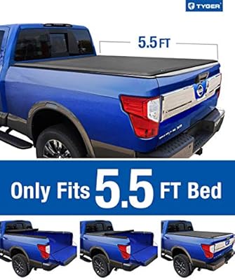Amazon Com Tyger Auto T1 Soft Roll Up Truck Bed Tonneau Cover For 2004 2015 Nissan Titan Without Titan Box Fleetside 5 5 Bed Tg Bc1n9032 Automotive