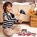 Kids Tool Set, Pretend Play Tool Toys Set for Toddlers and Boys, Including a Bench, a Electric Drill and a Sturdy Case, 36 pcs