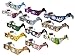 3Dstereo Holiday Eyes – 12 pairs of Glasses – 12 Different Styles – Exclusive Jingle Bells -Turn XMAS Lights Into Magical Images – Ships Ships Folded & Sleevedthumb 3