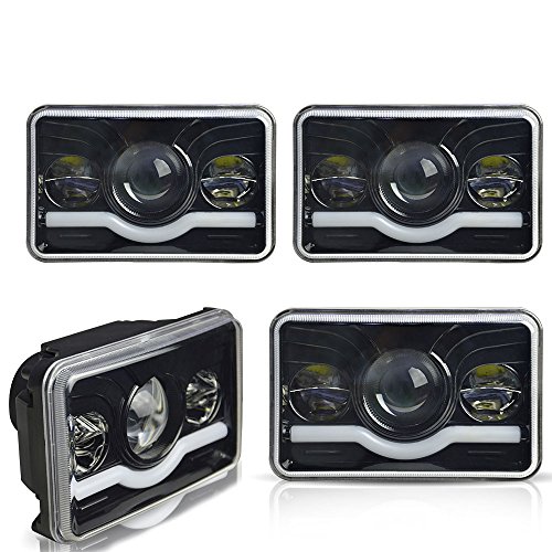 Newest spead-vmall 45w 4"x6" inch led headlig…
