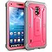 Galaxy S5 Active Case, SUPCASE Unicorn Beetle PRO Series Full-body Hybrid Case with Screen Protector(SM-G870A Water and Shock Resistant Version Smartphone), Pink/Gray Dual Layer + Impact Resistant