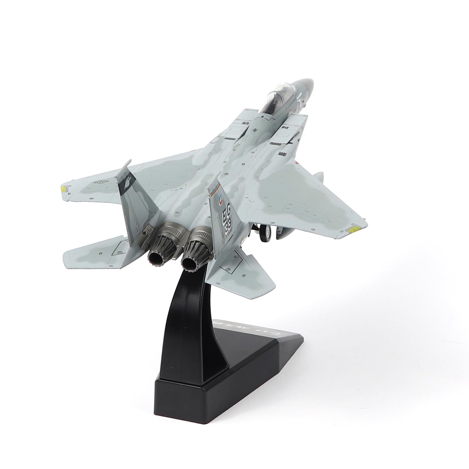 NUOTIE Classic F-15C American Eagle Fighter Pre-build Model Kits 1:100 Aircraft Alloy Diecast Airplane Military Display Model Aircraft for Collection or Gift