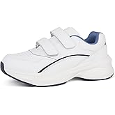 ORTOREX Women Diabetic Leather Shoes Orthopedic Walking Shoes Wide Toe Box Shoes