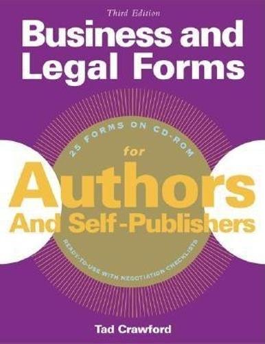 Download Business and Legal Forms for Authors and Self Publishers (Business and Legal Forms Series) Download Business and Legal Forms for Authors and Self Publishers (Business and Legal Forms Series)