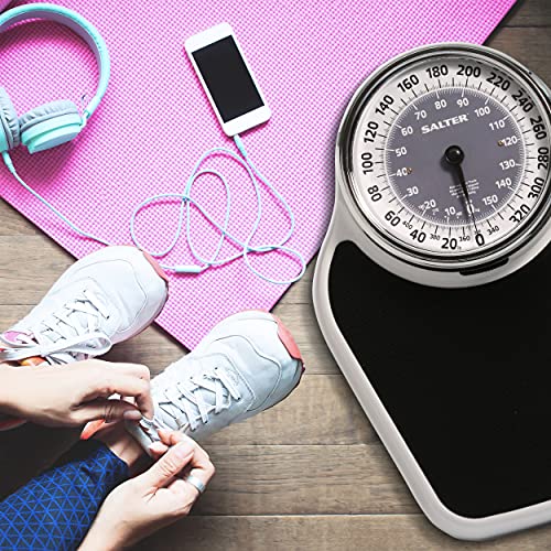 Salter ProHelix Professional Oversized Bathroom Scale with Black Vinyl