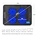 AICHESON Laptop Cooling Pad 15.6 Inch Portable Notebook Cooler, 4 Fans Blue Lights 1000RPM, S026