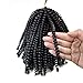 3 Pack spring twist hair 8 inch Crochet Braids Light Brown Synthetic expression Braiding Hair 110g/pack…